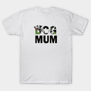 Dog Mum - Dalmatian oil painting word art T-Shirt